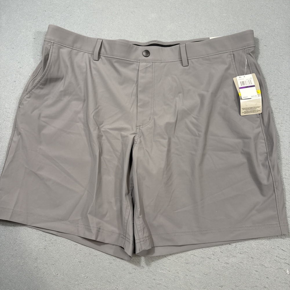 PGA Tour Men's Golf Shorts XXL GRAY Performance Stretch UPF 50 Moisture Wicking